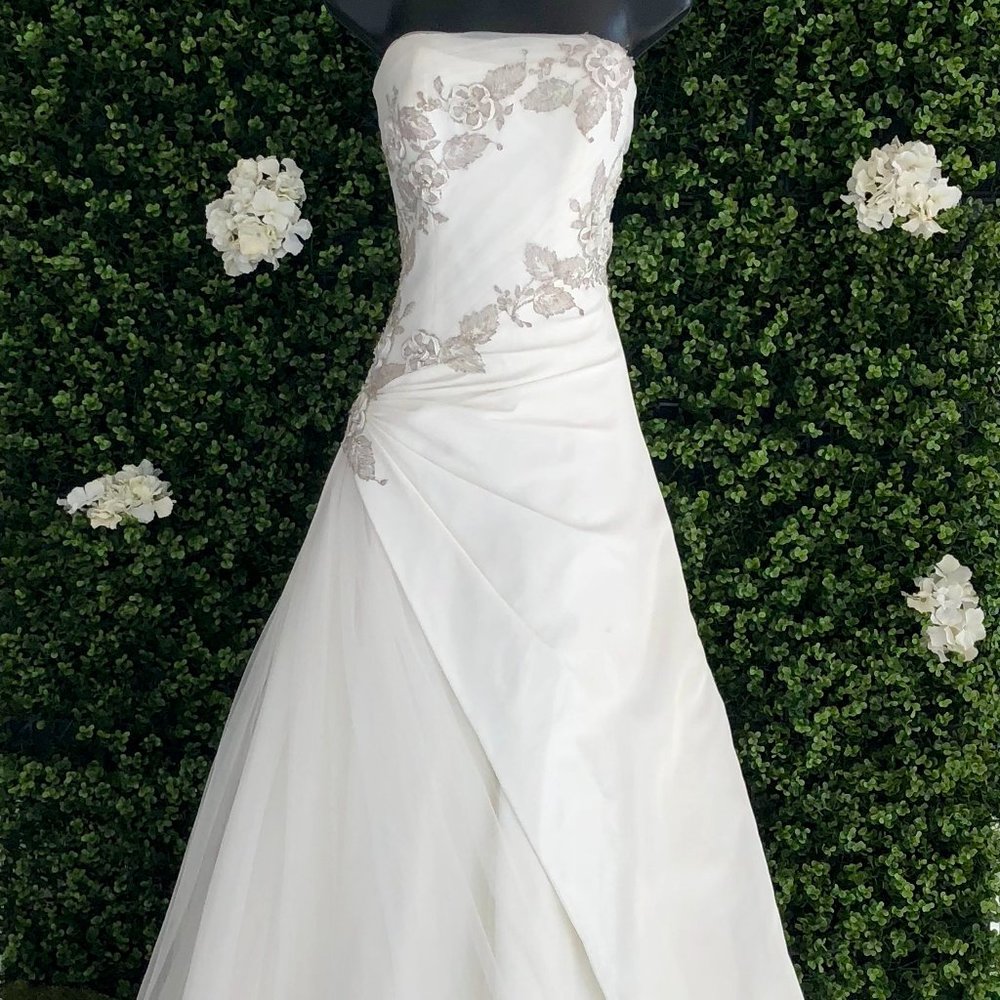 Sophia Tolli Myra Y2949 Size 06 Diamond/Pewter